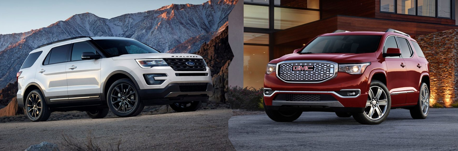 2017 Ford Explorer vs. 2017 GMC Acadia