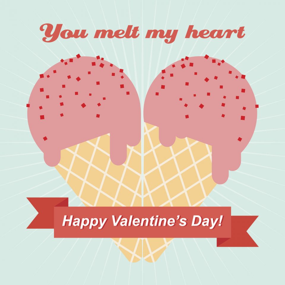 Ice Cream Valentine's Day Hoover