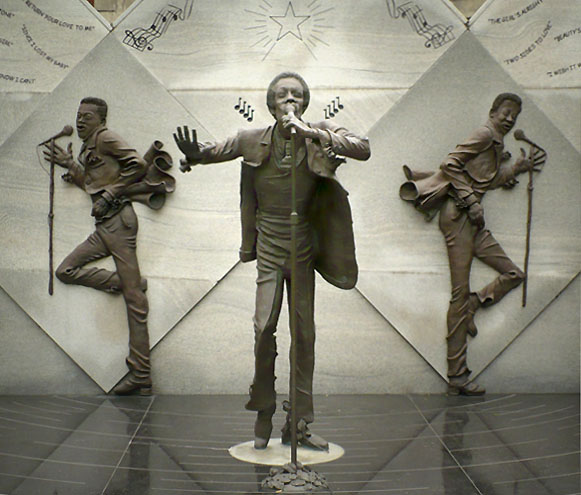 Bronze Statue of Eddie Kendricks Birmingham
